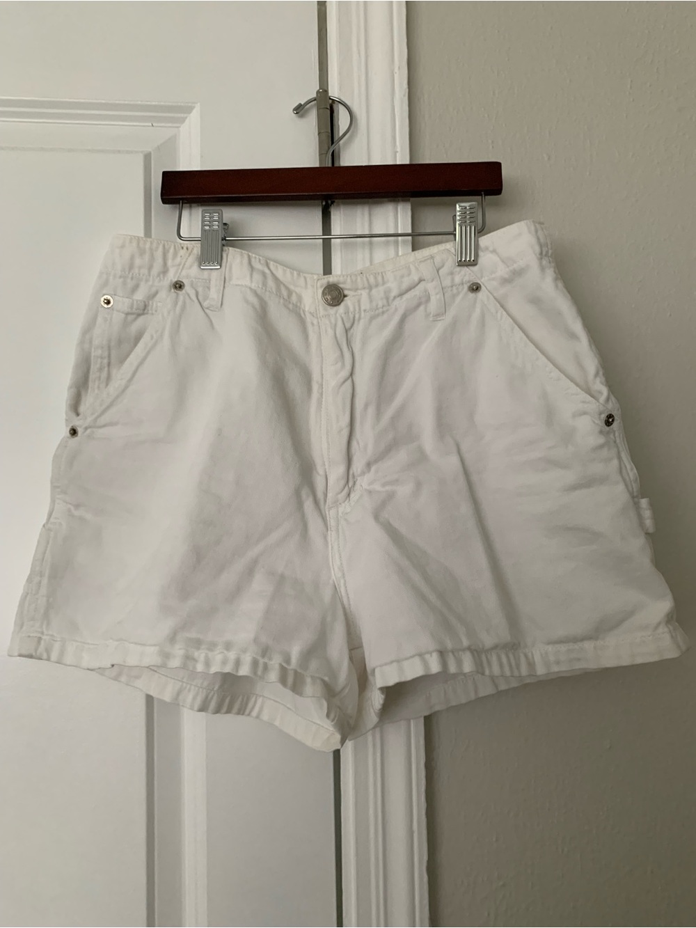 Vintage White Carpenter Shorts